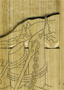 Sailboat Relief Wood Carving Project for Beginners by L. S. Irish