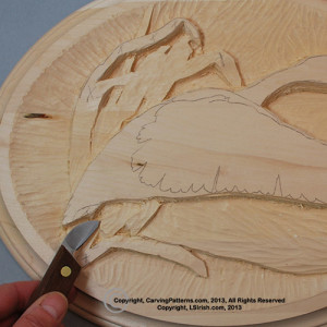 Relief Wood Carving Canada Goose Project, Part One