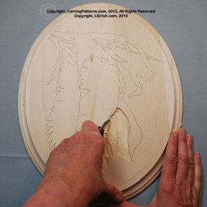Relief Wood Carving Canada Goose Project, Part One