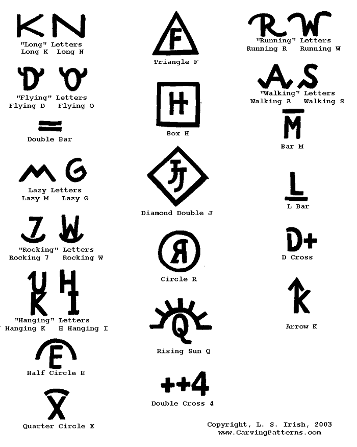 cattle branding symbols
