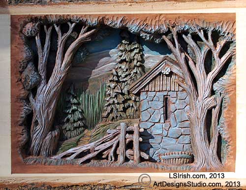 Free Online Wood Carving Projects by L S Irish LSIrish.com