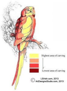 macaw levels pattern