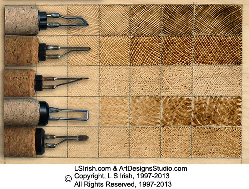 Basic Wood Burning and Pyrography Strokes by L S Irish