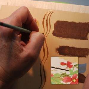 How to detail paint your relief carvings, free project by Lora Irish