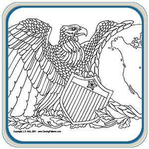 American Eagle Mantel Patterns by Lora Irish