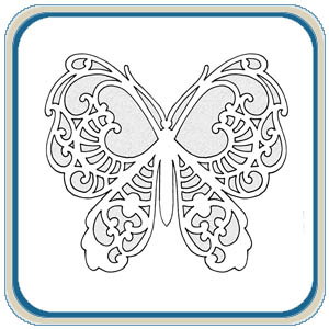 Scroll Saw Fretwork Butterfly Patterns by Lora S. Irish