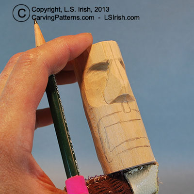 Tiki Chess Set, Beginner's Wood Carving Project by Lora S. Irish