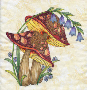 mushroom patterns by Lora S Irish