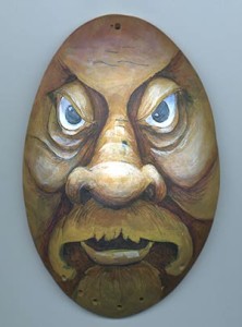 urban warrior wood spirit gourd face