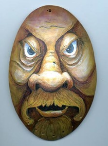 urban warrior wood spirit gourd face