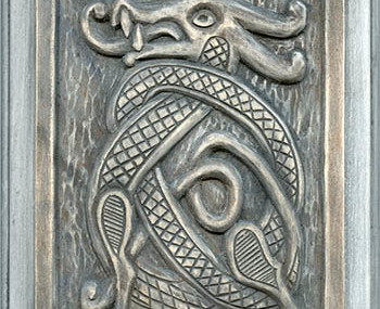 Wood Carving a Celtic Dragon Knot Pattern by Lora S Irish ...