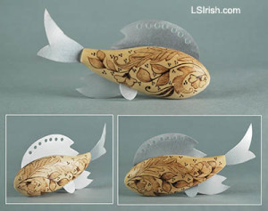 Pyrography Fish Decoy