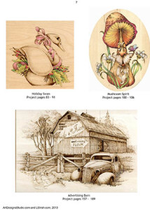 Styles of Pyrography by Irish