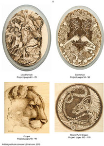 Styles of Pyrography by Irish