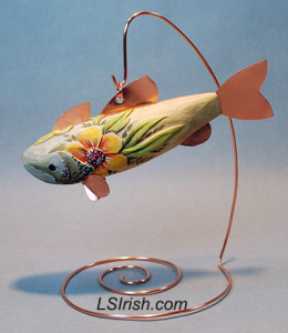 relief carved fish decoy