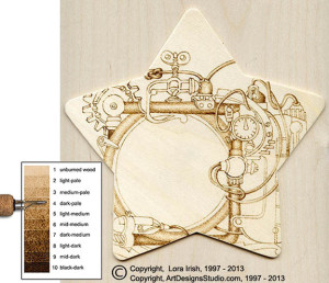 free Lora Irish pyrography project