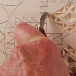 straight-wall chip carving cut