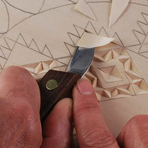 straight-wall chip carving cut