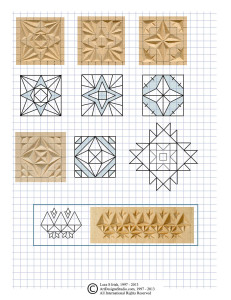 free chip carving pattern by Lora Irish