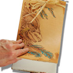 Pyrography Leather Journal