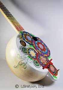 gourd art banjo