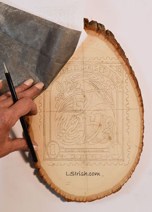 Pyrography Cleaning Graphite Tracing Lines