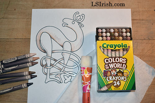 Pyrography Cleaning Graphite Tracing Lines