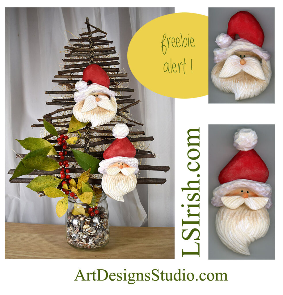 Free Santa Ornament Carving Patterns